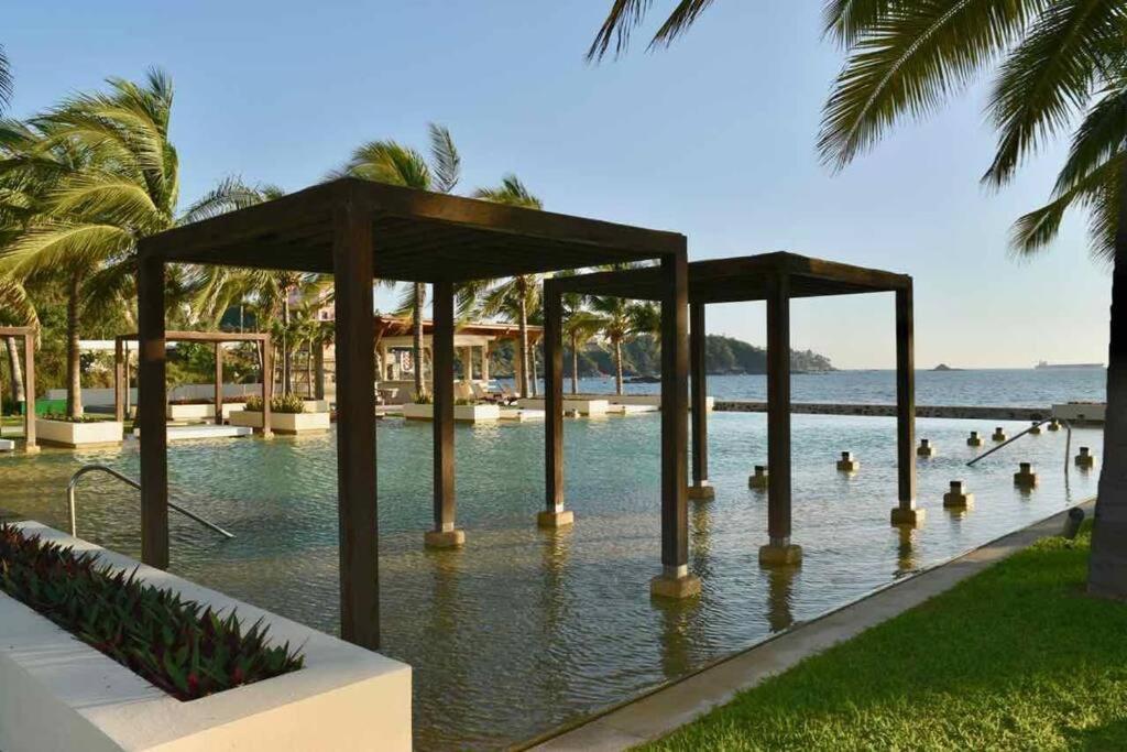 Hermoso Departamento De Lujo En A Pie De Playa En Ponto Horizonte Manzanillo. Hasta 8 Personas, De Lo Mejor De Manzanillo. Hermosa Vista Al Mar Apartamento *