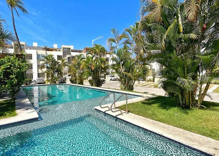 Departamento Con Alberca A 5 Min De Playa!