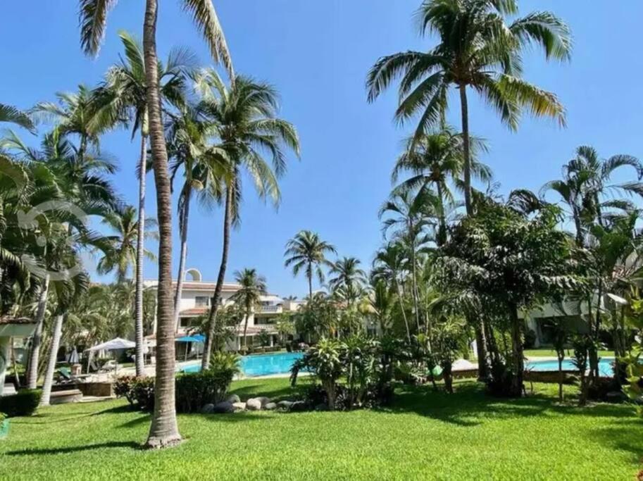 Apartamento Hermoso En Con Alberca Y Cancha De Tenis, Ideal Relajarse Y Disfrutar De Escapada Tranquila En El Paraiso Tropical Manzanillo